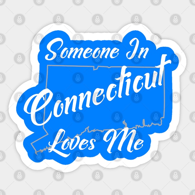 Someone In Connecticut Loves Me Sticker by jutulen